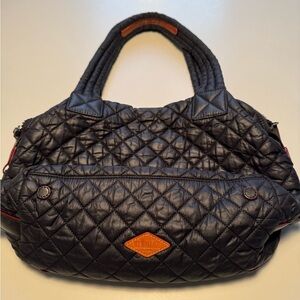 MZ Wallace Black Quilted Shoulder Bag